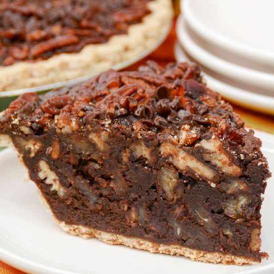 Texas Pecan Fudge Pie