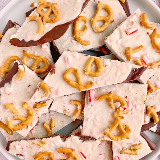 Pretzel Peppermint Bark