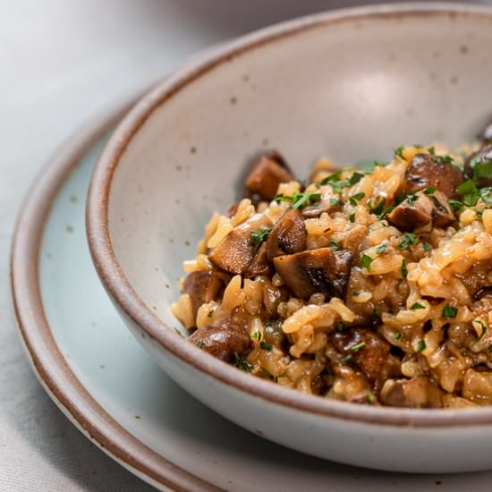 Mushroom Risotto