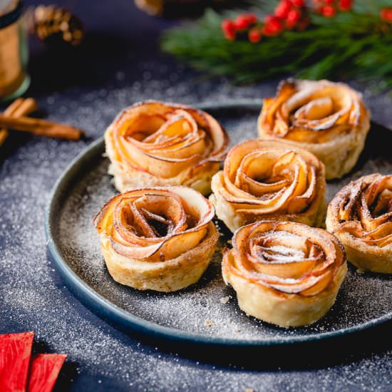 Christmas Apple Roses