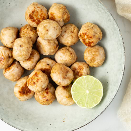 Thai Chicken Meatballs
