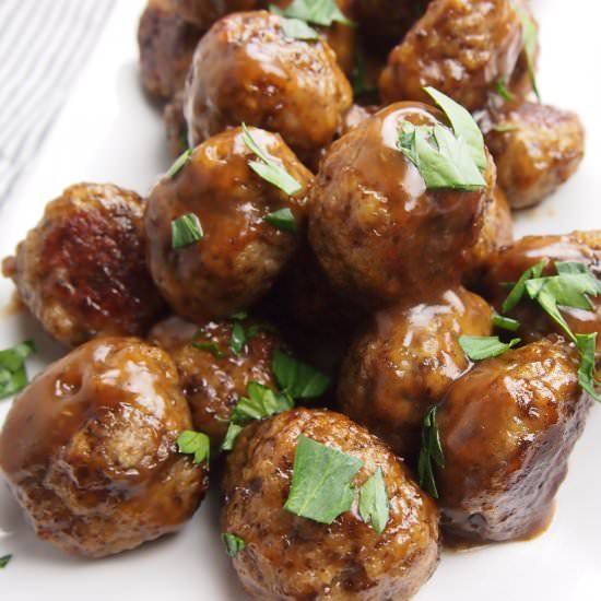 Chicken Marsala Meatballs
