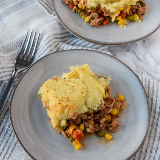 Ground Turkey Shepherds Pie