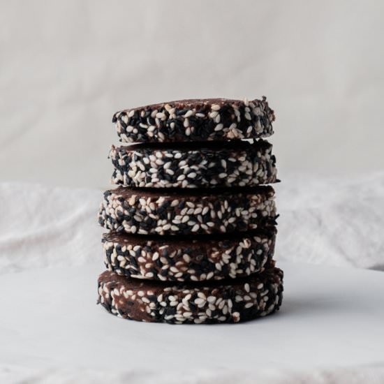 Sesame-Chocolate Cookies