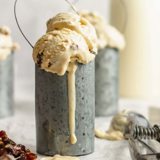 No Churn Mincemeat Ice Cream