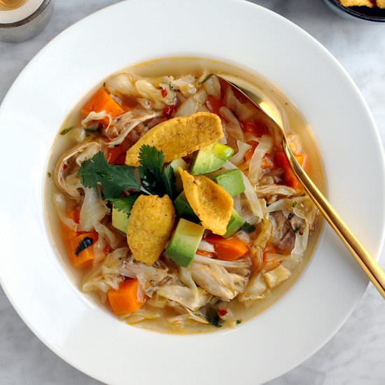 Chicken Soup with Sweet Potatoes