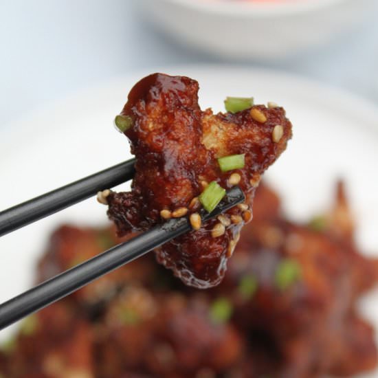 BBQ Cauliflower Wings