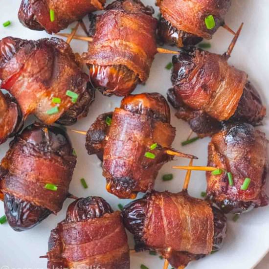 Air Fryer Bacon Wrapped Dates
