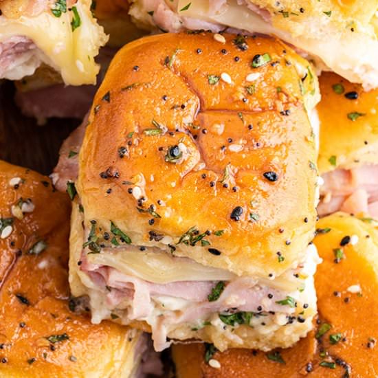 Hot Ham and Cheese Sliders