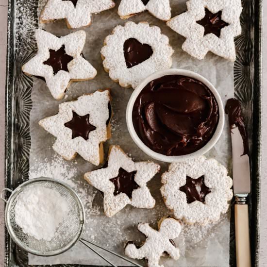 Chocolate and coconut cookies
