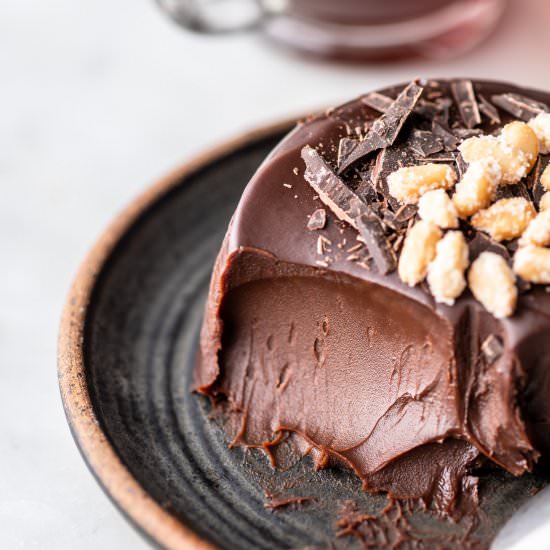 chocolate panna cotta