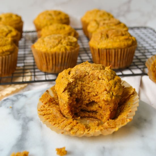 bakery style pumpkin muffins