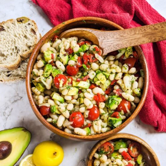 Mediterranean White Bean Salad