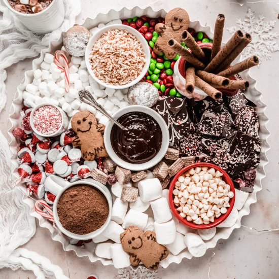 Hot Chocolate Charcuterie Board