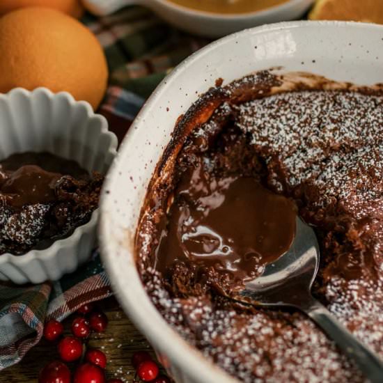 Chocolate Orange Pudding Cake