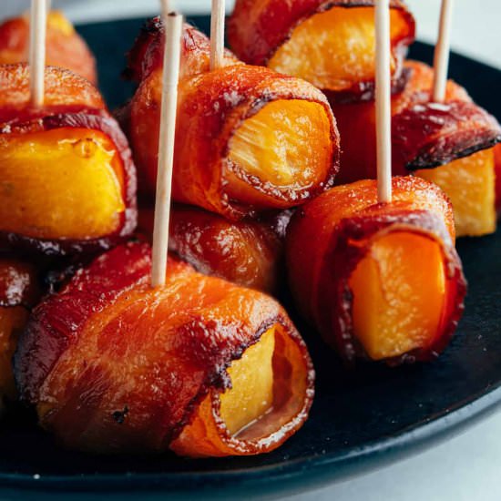Bacon Wrapped Pineapple