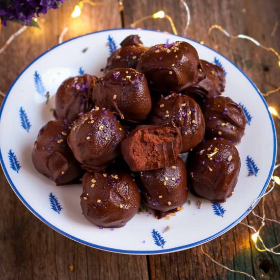 Lavender Chocolate Truffles