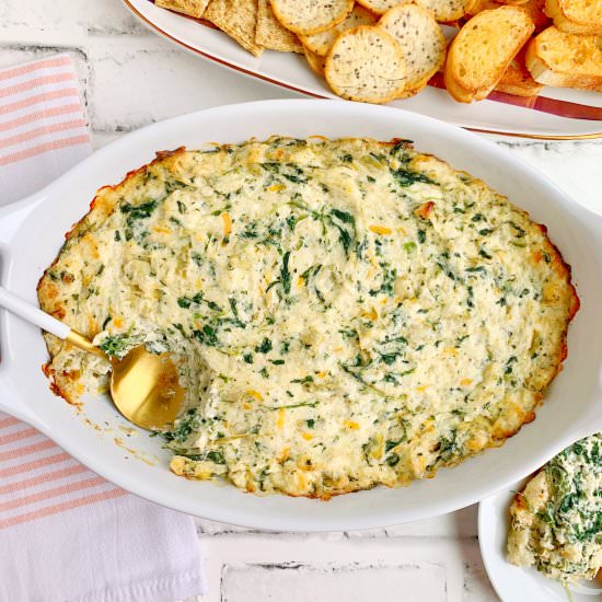 Crab, Spinach, & Artichoke Dip