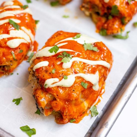 Buffalo Chicken Thighs