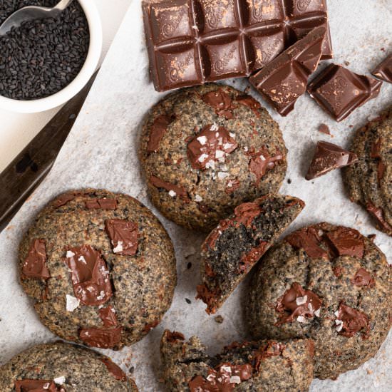 Black Sesame Cookies