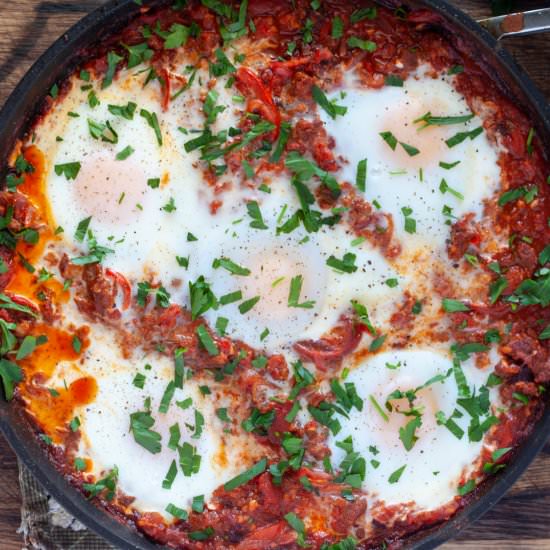 Chorizo Shakshuka