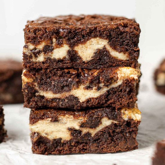 Cream Cheese Filled Brownies