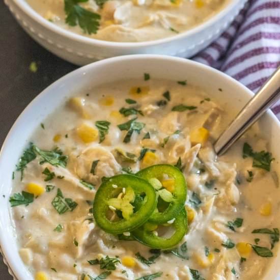 Creamy White Chicken Chili