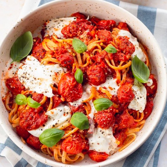 Burst Tomato Burrata Pasta