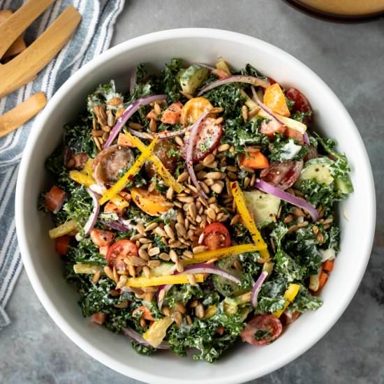 Creamy Vegan Kale Salad