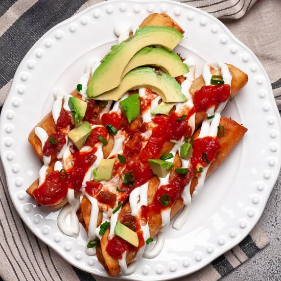 Chicken Flautas