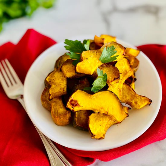 Air Fryer Acorn Squash Slices