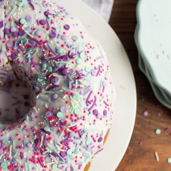 Unicorn Bundt Cake