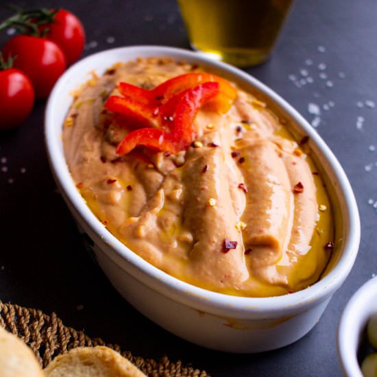 Roasted Red Pepper Hummus