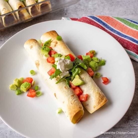 Black Bean Flautas