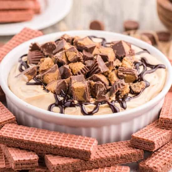 Peanut Butter Cup Cheesecake Dip