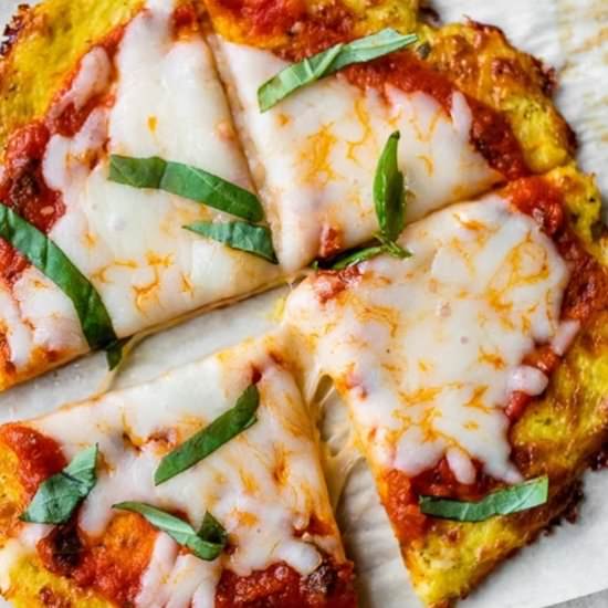 Spaghetti Squash Crust Pizza