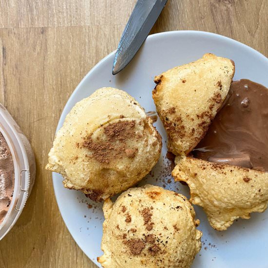 Tempura fried ice cream