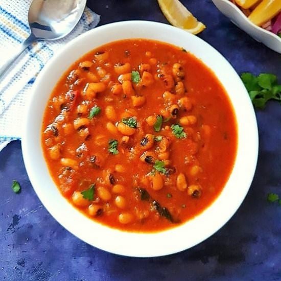 Black Eyed Beans Curry Recipe