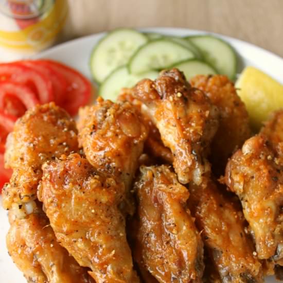 Lemon Pepper Chicken Wings