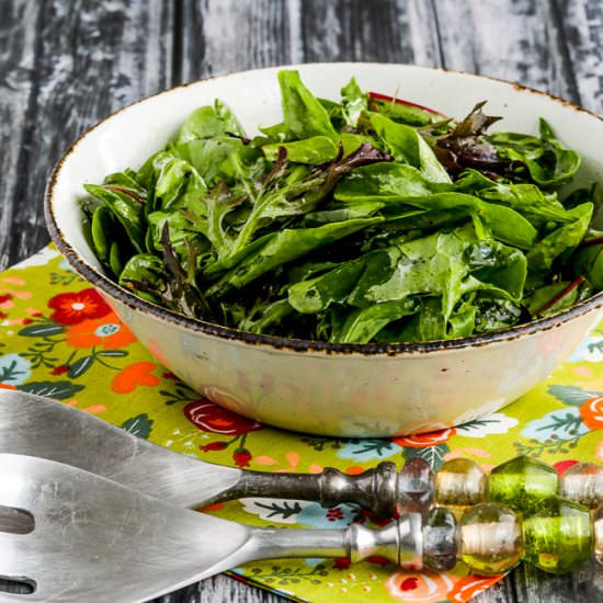 Perfect Dressing for Spring Mix