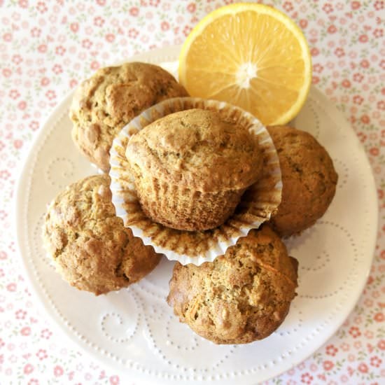 Spiced Orange Carrot Muffins