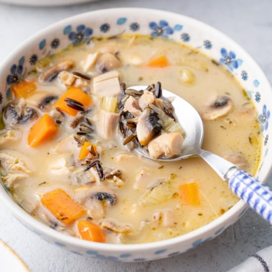 turkey wild rice soup