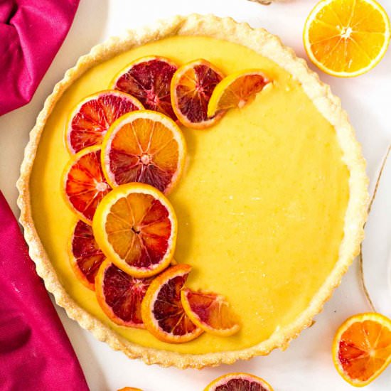 Blood Orange Tart