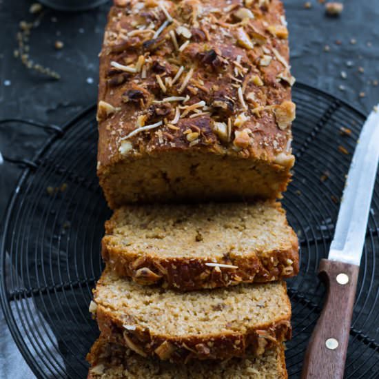 Coconut Banana Bread (Vegan)