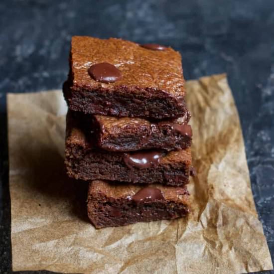 Chocolate Chip Coffee Blondies