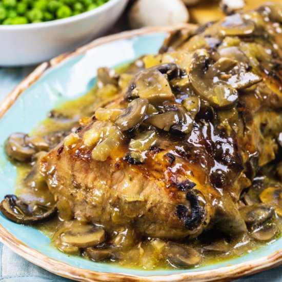 Roasted Pork Loin with Gravy