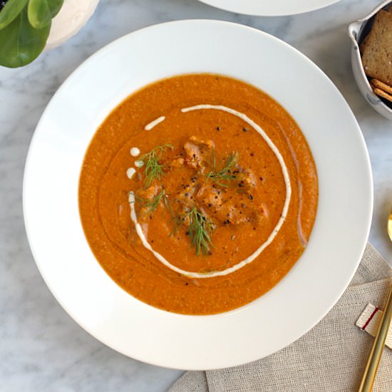 Lobster Mushroom Bisque