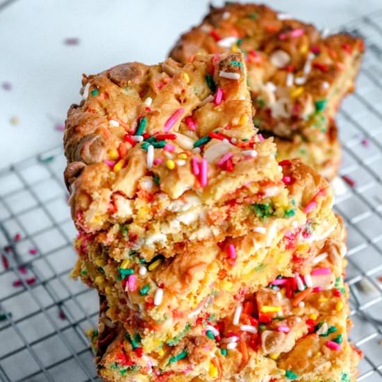 Super Easy Cake Mix Blondies