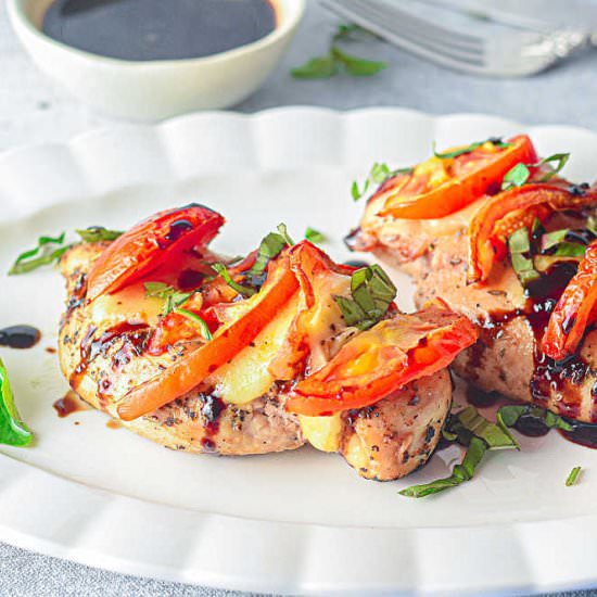 Air Fryer Caprese Chicken