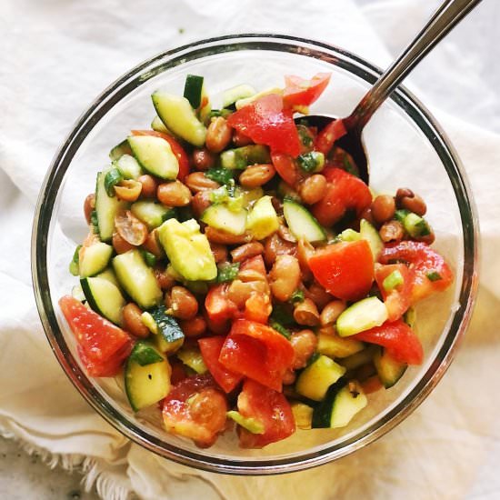 Delicious Bean & Veggie Salad